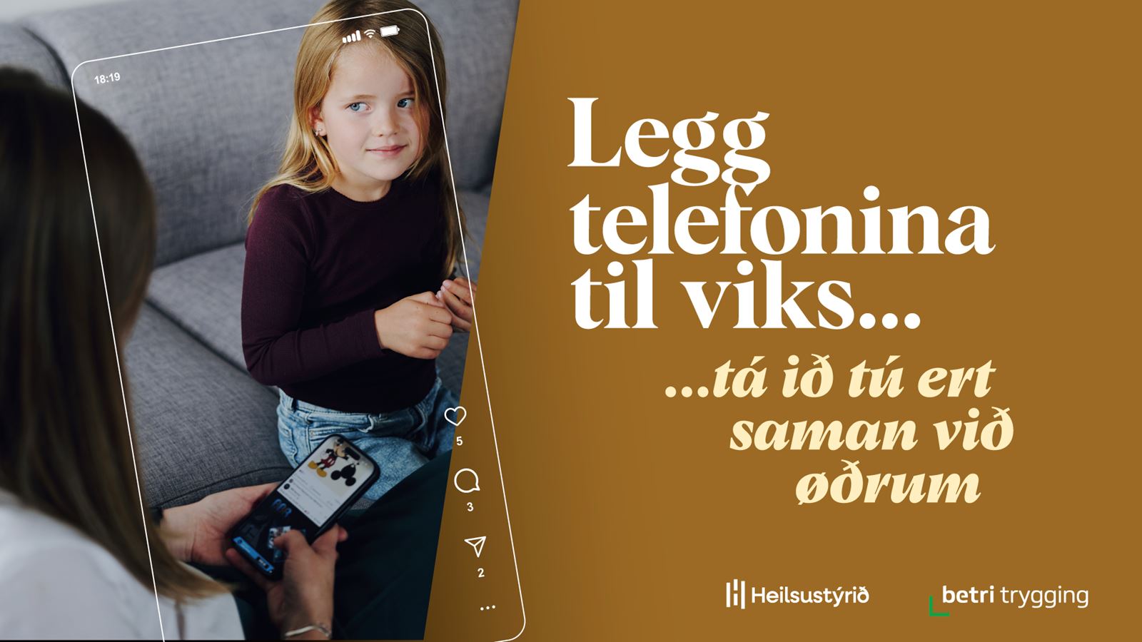Legg telefonina til viks